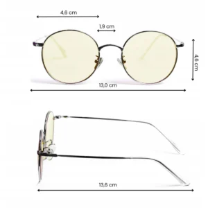 Okulary blokujące niebieskie światło Noblue Chrome Day