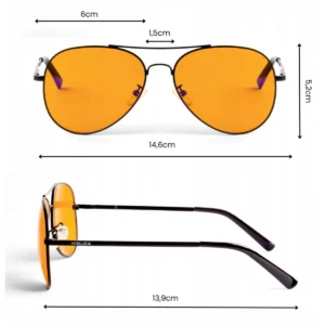 Okulary blokujące niebieskie światło Cobra Orange